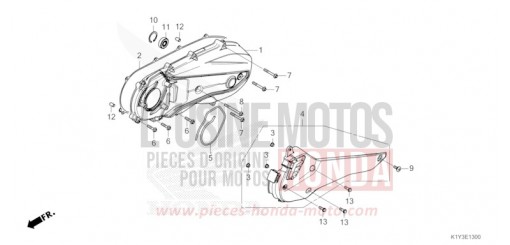 SEITENABDECKUNG, LINKS WW125AP de 2023